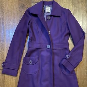 Super cute Tulle purple pea coat. Worn once.
